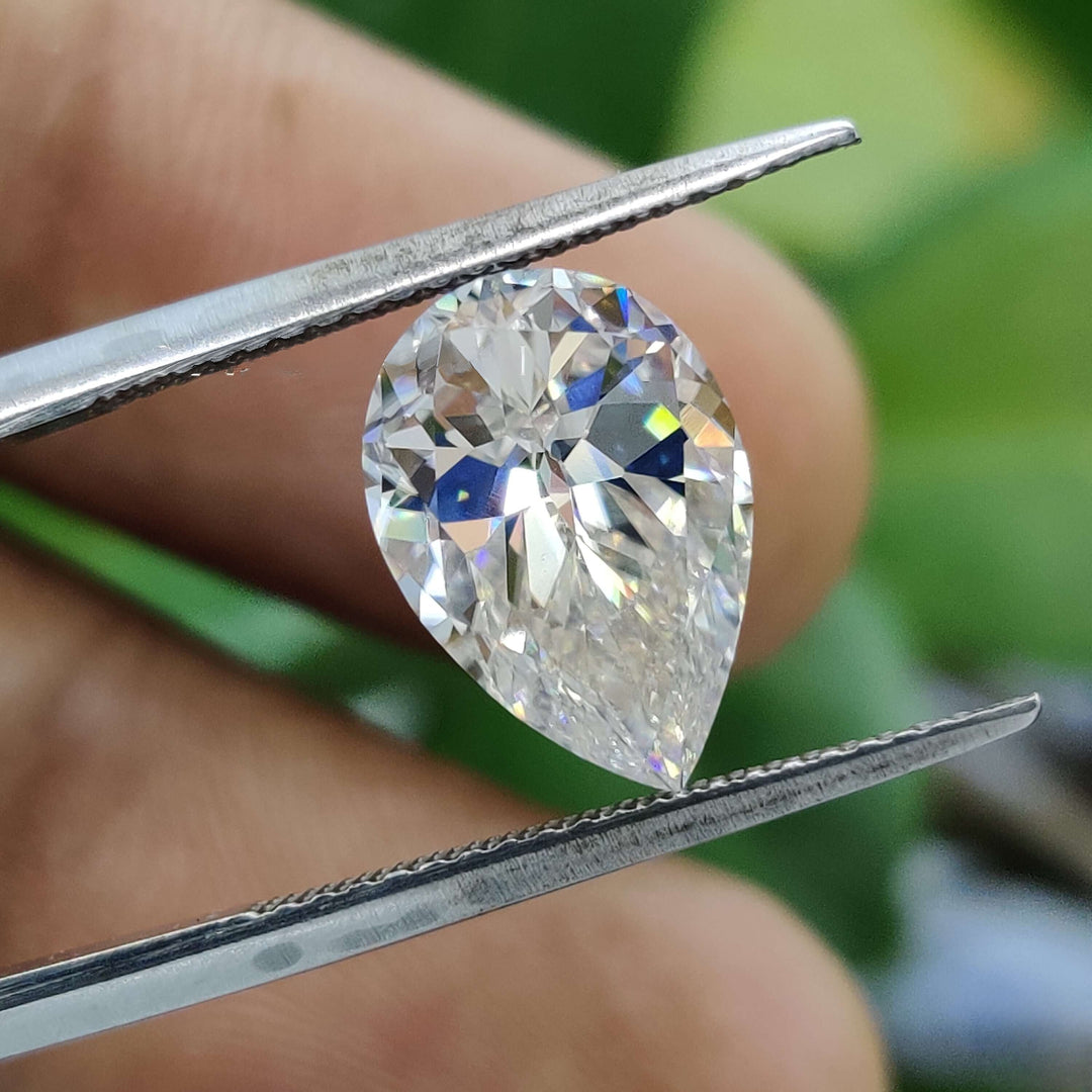 Moissanite 4.55 CT Pear Loose Diamond