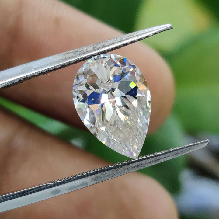 Moissanite 4.55 CT Pear Loose Diamond