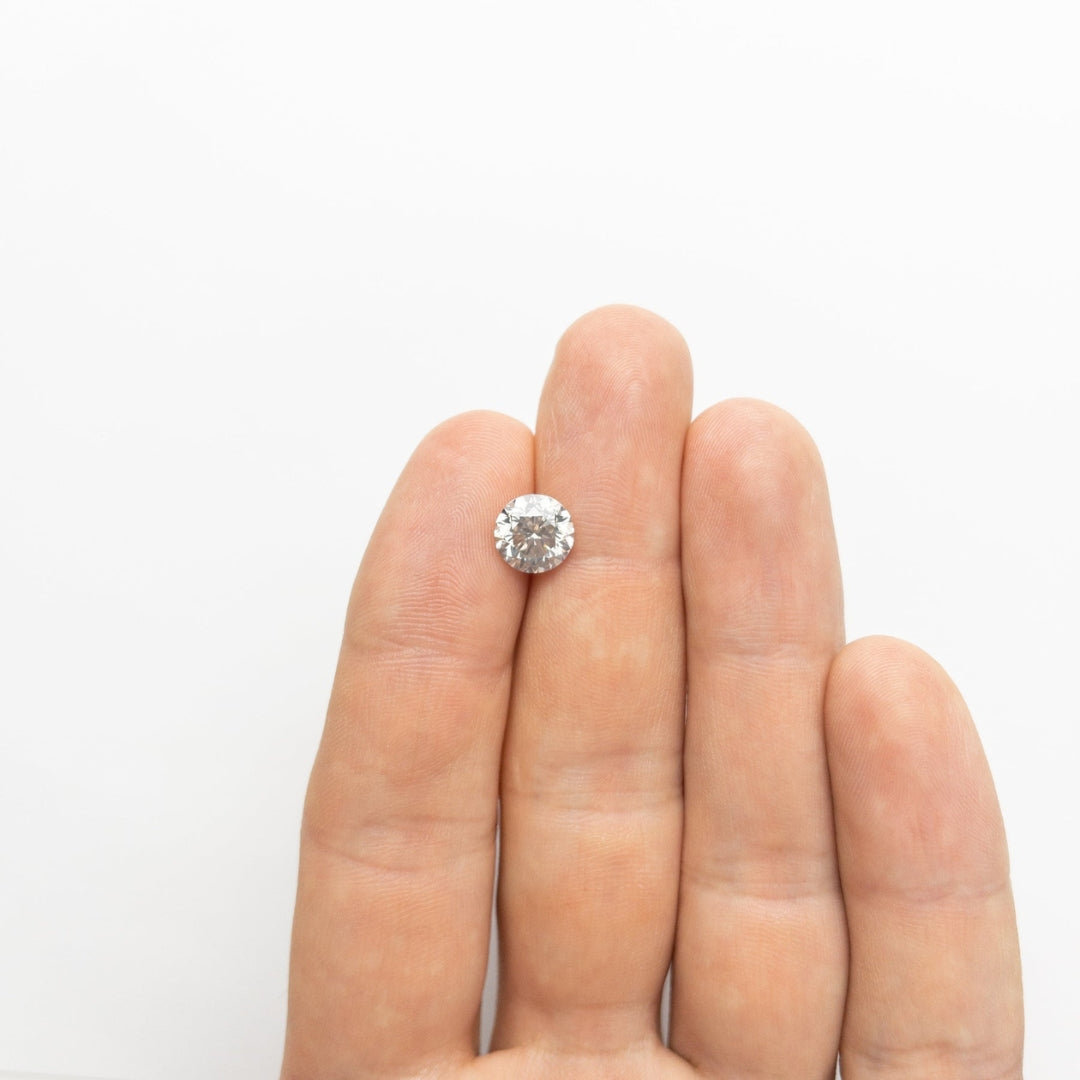 Moissanite 3.78 CT Round Loose Diamond