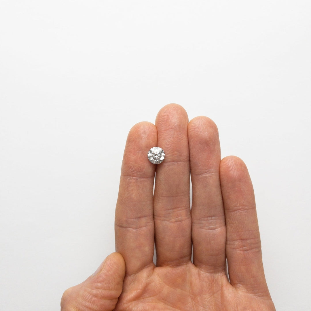 Moissanite 1.43 CT Round Loose Diamond